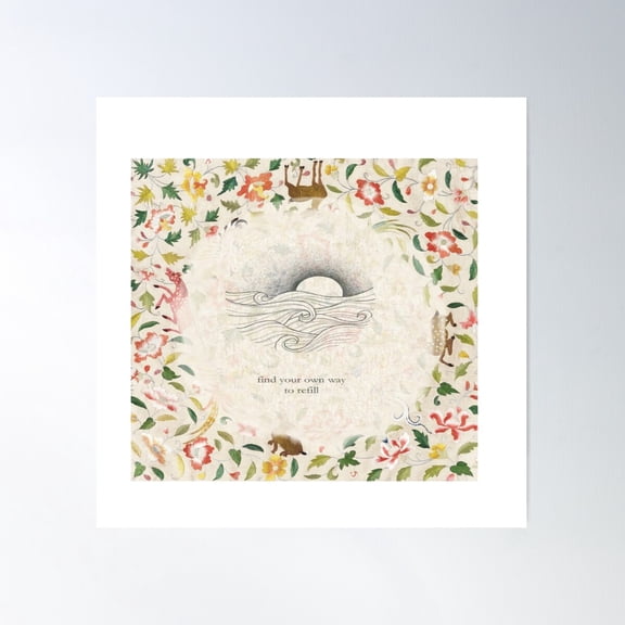 Your Own Way Poster Wall Art, Modern Wall Decor For Living Room Bedroom, 17x17 UNFRAMED