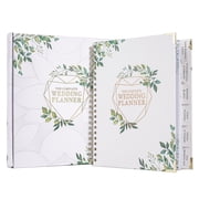 TJT Wedding Planner Book and Organizer, 188 Pages Wedding Planner Book, Bridal Planning Binder with Countdown Calendar, Bride Gifts