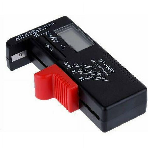 Your Personal Battery Doctor, Universal Digital Tester Offers Quick Diagnosis For All Battery Types, Easy Carrying With Compact Size