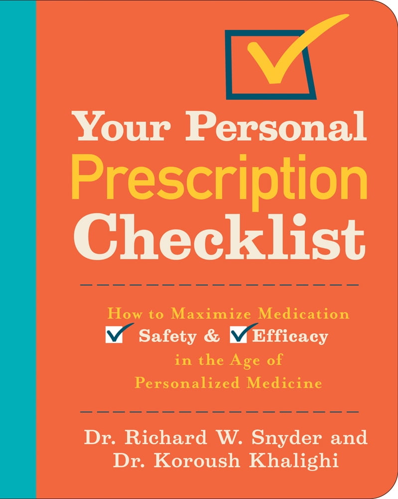 Your Personal Prescription Checklist : How to Maximize Medication ...