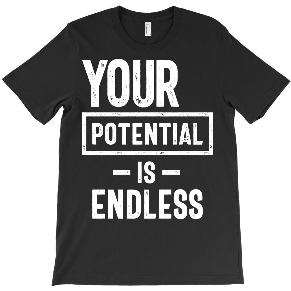 Your Potential Is Endless Themed Inspirational Quote for Self-Belief ...
