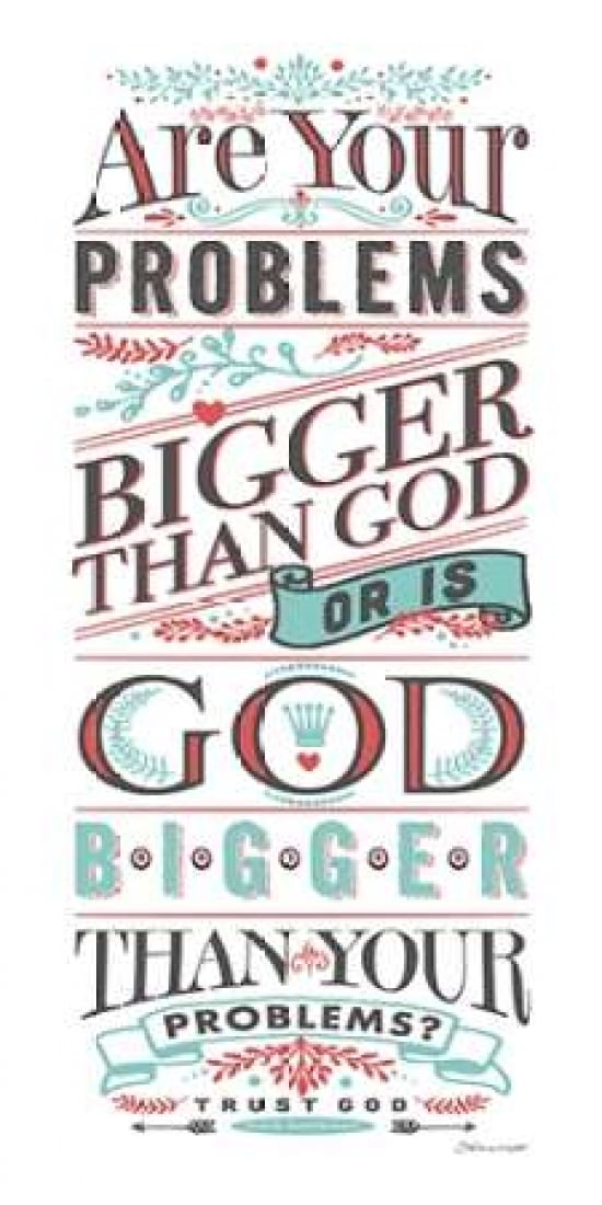 Your Problems Canvas Art - Stephanie Marrott (10 x 20)