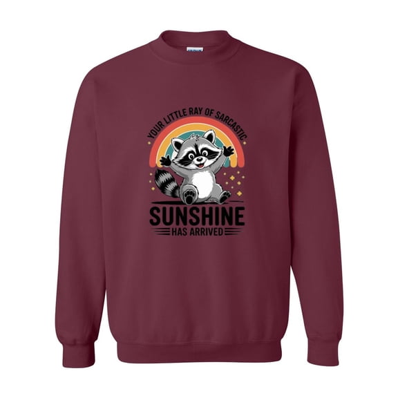 Your Ray Of Sarcastic Sunshine Has Arrived Funny Quote Sweatshirt, for men & women, up to size 5XL
