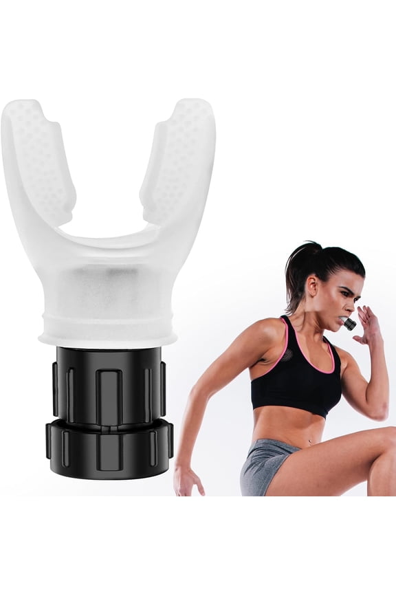 Your Respiratory Muscles Anywhere with Our Portable Lightweight Lung Exerciser - Compact Silicone Breathing Exercise Device for Adults
