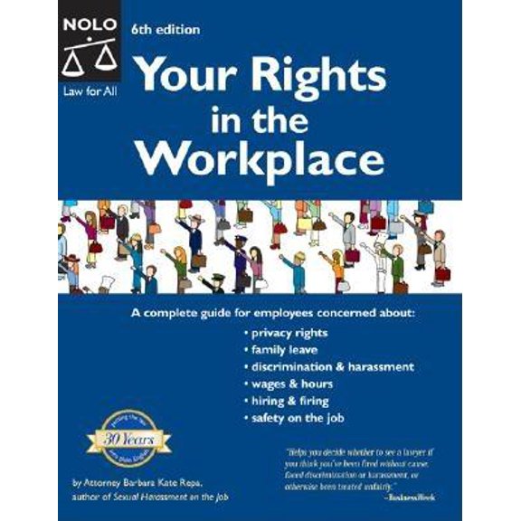 Pre-Owned Your Rights in the Workplace, Sixth Edition, 9780873378369, 0873378369, Paperback, 6th Edition edition