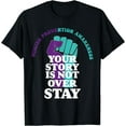 thumbnail image 1 of Your Story Is Not Over Stay Suicide Prevention Awareness T-Shirt, 1 of 3