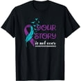 thumbnail image 1 of Your Story Isn't Over, Suicide Prevention Awareness Ribbon T-Shirt, 1 of 3
