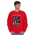 thumbnail image 1 of Your Team Sucks Fantasy Baseball Men's Big & Tall Crewneck Sweatshirt Brisco Brands 2X, 1 of 5