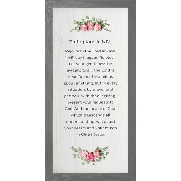 Your Text Template | Custom Quote, Poem, Verse Print, Wall Decor - Style TC Floral