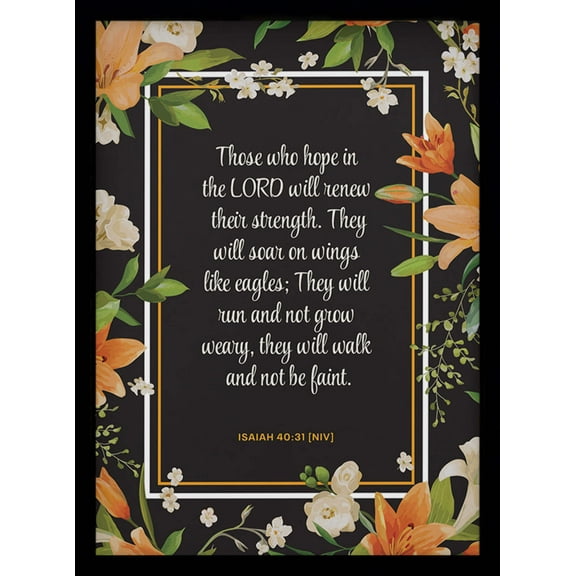 Your Text Template | Custom Quote, Poem, Verse Print, Wall Decor - Style TE Floral