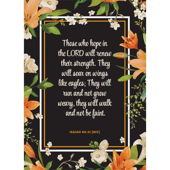 Your Text Template | Custom Quote, Poem, Verse Print, Wall Decor - Style TE Floral