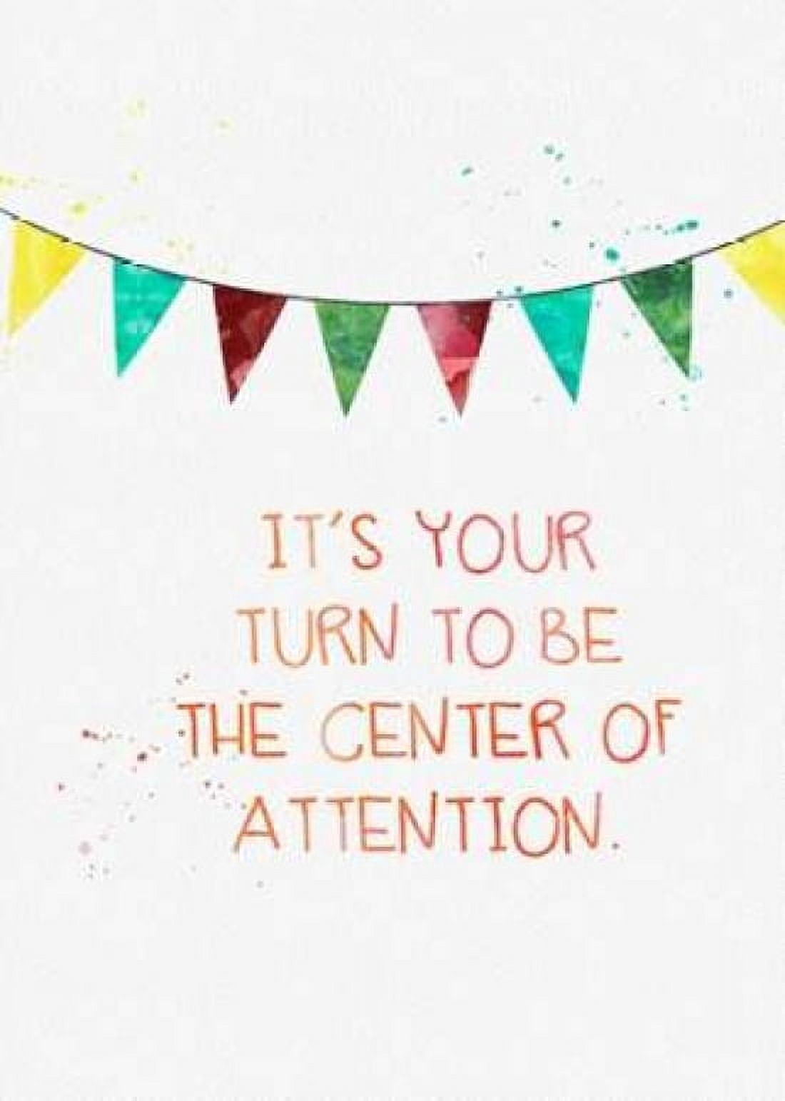 Your Turn to Be Center of Attention Canvas Art - Linda Woods (20 x 28)