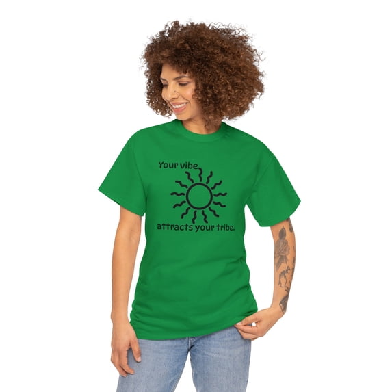 Your Vibe Attracts Sun Unisex Heavy Cotton Tee
