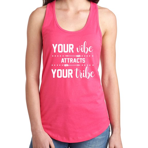 Your Vibe Attracts Your Tribe Racerback Tank