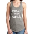 thumbnail image 1 of Your Vibe Attracts Your Tribe Racerback Tank, 1 of 2