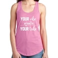 thumbnail image 1 of Your Vibe Attracts Your Tribe Racerback Tank, 1 of 3