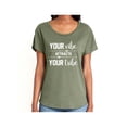 thumbnail image 1 of Your Vibe Attracts Your Tribe Womens Dolman Tee, 1 of 3