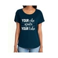 thumbnail image 1 of Your Vibe Attracts Your Tribe Womens Dolman Tee, 1 of 1