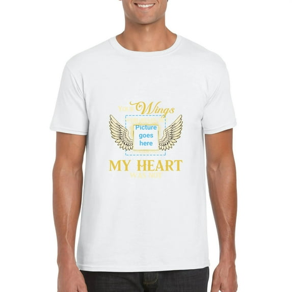 Your Wings Were Ready But My Heart Was Not Memorial Angel T-Shirt, for men & women, up to size 5XL