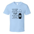 thumbnail image 1 of Your Word Is A Lamp For My Feet A Light On My Path Tee Novelty Christian Faith T Shirt, 1 of 1