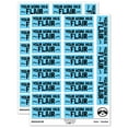 thumbnail image 1 of Your Work Has Flair Teacher Student School Sticker Set - Light Blue - Gloss Finish - 2.00" Large, 1 of 7