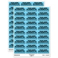 thumbnail image 1 of Your Work Measures Up Ruler Teacher Student School Sticker Set - Light Blue - Matte Finish - 1.75" Medium, 1 of 7