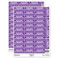 thumbnail image 1 of Your Work Measures Up Ruler Teacher Student School Sticker Set - Purple - Matte Finish - 1.5" Small, 1 of 7