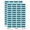thumbnail image 1 of Your Work is On Fire Dragon Teacher Student School Sticker Set - Light Blue - Gloss Finish - 1.25" Mini, 1 of 7