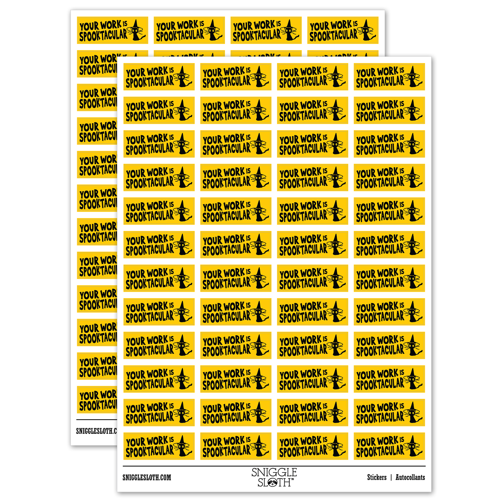 Your Work is Spooktacular Spectacular Teacher Student School Sticker ...
