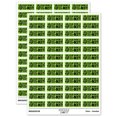 thumbnail image 1 of Your Work is Ze-Best Zebra Teacher Student School Sticker Set - Light Green - Gloss Finish - 1.25" Mini, 1 of 7