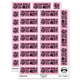 thumbnail image 1 of Your Work is Ze-Best Zebra Teacher Student School Sticker Set - Light Pink - Matte Finish - 2.00" Large, 1 of 7