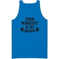 thumbnail image 1 of Your Workout Is My Warmup Neon Tank Top, 1 of 1