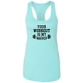 thumbnail image 1 of Your Workout Is My Warmup Racerback Tank, 1 of 3