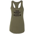 thumbnail image 1 of Your Workout Is My Warmup Racerback Tank, 1 of 3