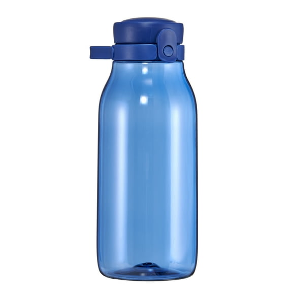 Your Zone 16 oz Blue PET Water Bottle with Chug Lid
