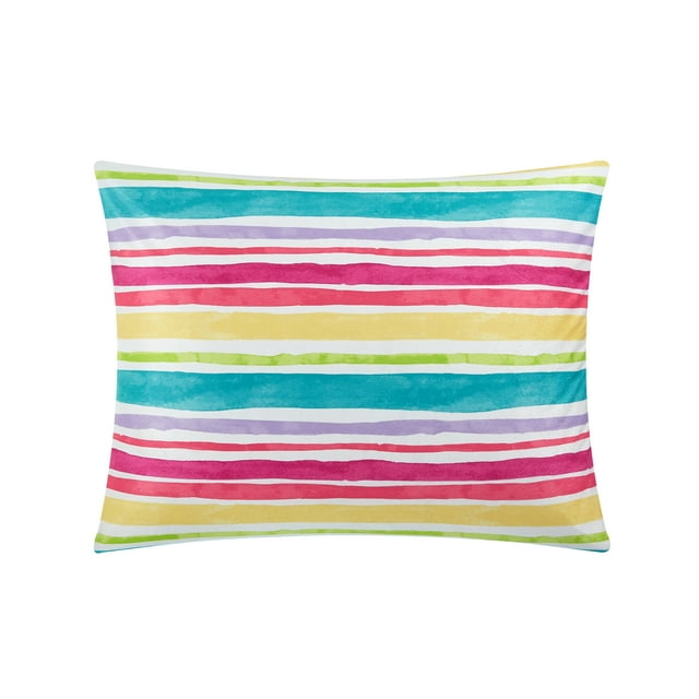 Your Zone Rainbow Soft Mink Bed Pillow, 20" x 26"