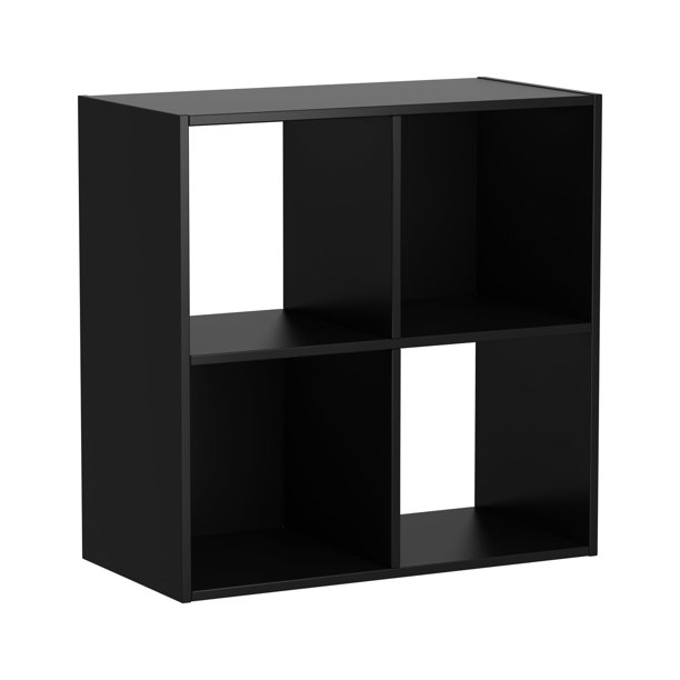 Your Zone 4 Cube Storage Organizer, Black