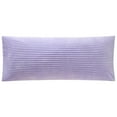 thumbnail image 1 of Your Zone 48" x 20" Ribbed Body Pillow with Removable Cover, Lilac, 1 of 10