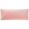 thumbnail image 1 of Your Zone 48" x 20" Ribbed Body Pillow with Removable Cover, Pink, 1 of 10