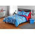 thumbnail image 1 of Your Zone Blue Sharks Full Bedding Set for Kids, Machine Wash, 7 Pieces, 1 of 4