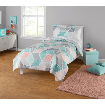 Your Zone All over Geo Print Comforter Set, Twin XL