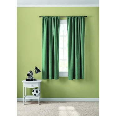 Your Zone Blackout Curtain Panel Pair, Set of 2, Chambray Green, 38"W x 63"L
