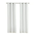 thumbnail image 1 of Your Zone Blackout Curtain Panel with Sheer Overlay, 1 Panel, White, 37" W x 95" L, 1 of 8