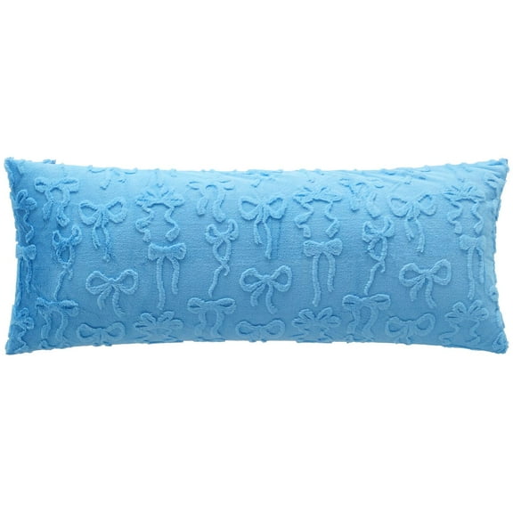 Your Zone Blue Bows 20" x 48" Body Pillow Cover