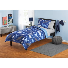 Your Zone Blue Dinosaurs Bed-in-a-Bag