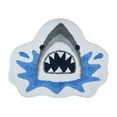 thumbnail image 1 of Your Zone Blue & Gray Shark Shaped 19 x 23 inch 100% Cotton Bath Rug, 1 of 7