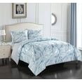 thumbnail image 1 of Your Zone Blue Metallic Marble 2 Piece Comforter Set, Twin XL, Polyester, 1 of 3