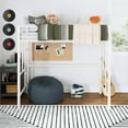 thumbnail image 1 of Your Zone Brittain Twin Metal Loft Bed, Off White, 1 of 18