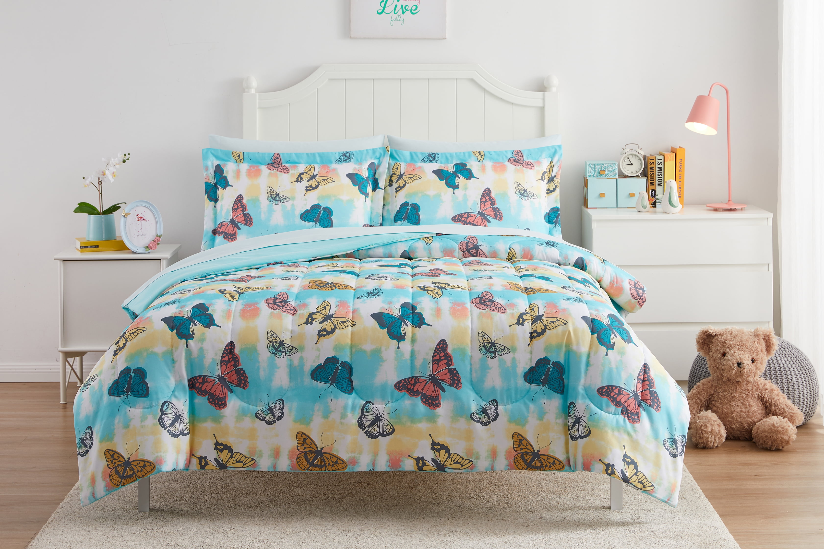 https://i5.walmartimages.com/seo/Your-Zone-Butterfly-Bed-in-a-Bag-Coordinating-Bedding-Set-Full_90561547-acb9-4ebc-baf3-f1fa52ff5d36.2b5213639c2052fa8c3191b77eec55c2.jpeg