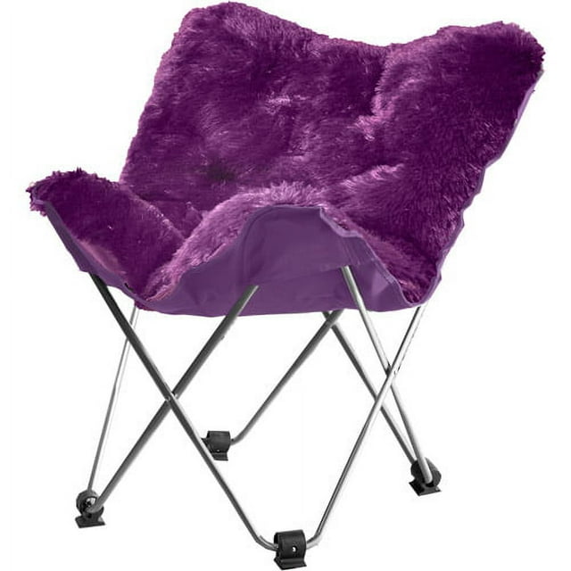 Your Zone Butterfly Chair, Purple Stardu